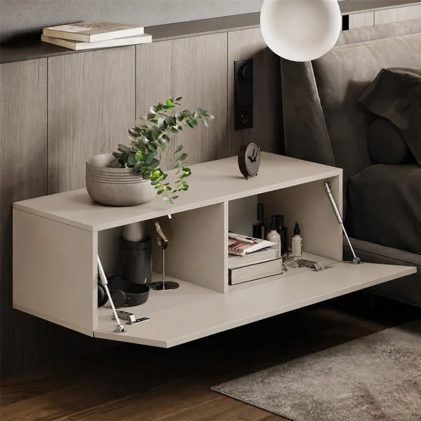 Schlafzimmer Nachttisch Schränke 2x 100 cm Kaschmir