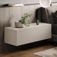 Schlafzimmer Nachttisch Schrank 100 cm Kaschmir