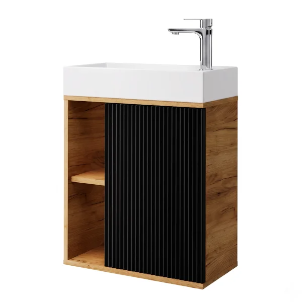 Roble dorado / Negro