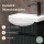 Wega 40 cm Bathroom Furniture Set with Mirror, Matte Anthracite