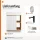 RELIA Waschtischunterschrank 50cm mit LED Spiegel Gold Eiche / Weiß Waschtisch + Armatur Schwarz Glänzend