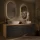 LUX 180 cm Double Vanity Cabinet with LED Mirror