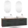 LUX 180 cm Double Vanity Cabinet with LED Mirror