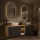 LUX 170 cm Double Vanity Cabinet with LED Mirror