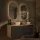 LUX 140 cm Double Vanity Cabinet with LED Mirror