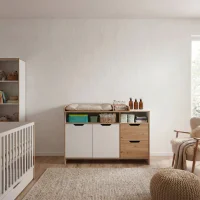 Wickelkommode mit abnehmbarem Wickelaufsatz...