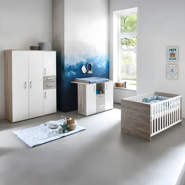 3-teiliges Babymöbel-Komplettset »Bente«