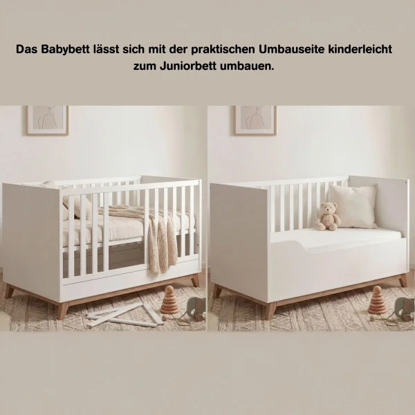 Kinderbett 70 x 140 cm inkl. Lattenrost »Lina«