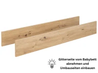 Satz Umbauseiten für Kinderbett »Maxim«