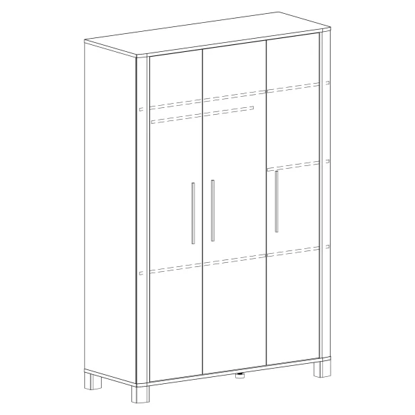 Kleiderschrank 3-türig »Marlon«