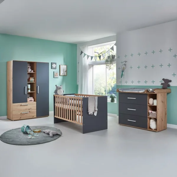 3-teiliges Babymöbel-Komplettset »Alessio«