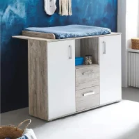 Wickelkommode mit abnehmbaren Aufsatz-Seiten...