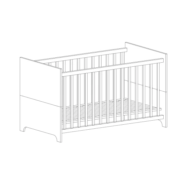 3-teiliges Babymöbel-Komplettset »Thilo«