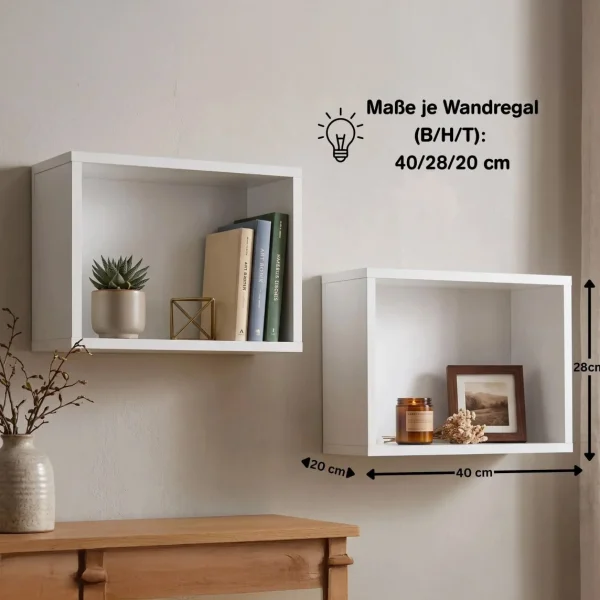 Wandregal »Lina« 2er-Set
