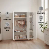 Kleiderschrank 3-türig »Lina«