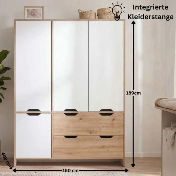 Kleiderschrank 4-türig »Maxim«