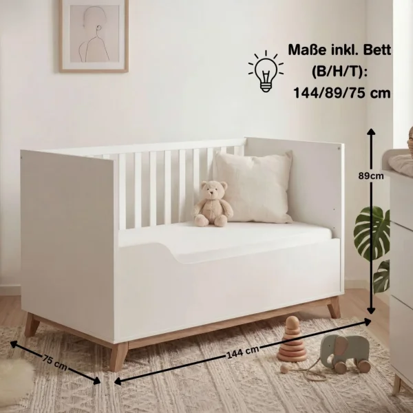 Umbauseite für Kinderbett »Lina«
