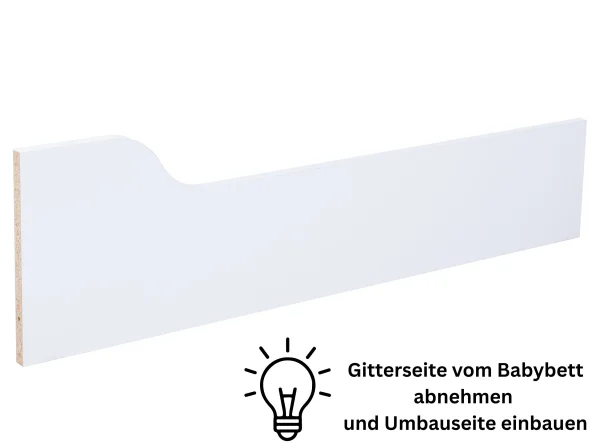 Umbauseite für Kinderbett »Lina«