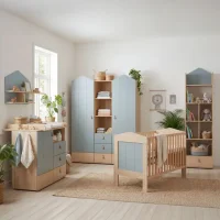 6-teiliges Babymöbel-Megaset »Roofy« mit...