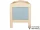 "Roofy" 6-Piece Baby Furniture Mega Set with a 1-door Wardrobe