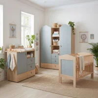 3-teiliges Babymöbel-Komplettset »Roofy«...