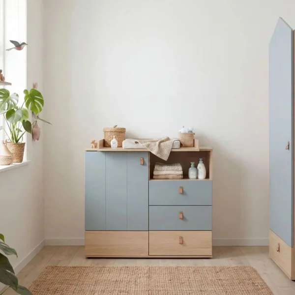 "Roofy" Changing Table with Removable Changing Pad