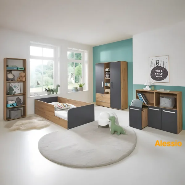 4-teiliges Kinderzimmermöbel-Set »Alessio«