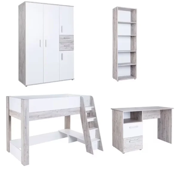 4-teiliges Schulkindzimmer-Set »Bente«