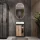 Nyx 45 cm Wotan Oak Bathroom Furniture Set with GLORA LED Mirror