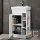 NYX Bathroom Furniture Set, Matte White, 45 cm, with GLORA LED Mirror