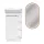 NYX Bathroom Furniture Set, Matte White, 45 cm, with GLORA LED Mirror