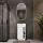 NYX Bathroom Furniture Set, Matte White, 50 cm, with GLORA LED Mirror
