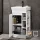 NYX Bathroom Furniture Set, Matte White, 50 cm, with GLORA LED Mirror