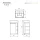 NYX Bathroom Furniture Set, Matte White, 50 cm, with GLORA LED Mirror