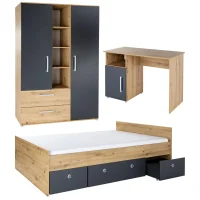 4-teiliges Jugendzimmer-Set »Alessio«...