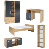 5-teiliges Jugendzimmer-Set »Alessio«...