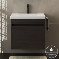 Lavabo da 60 cm con doppia anta - antracite