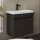 Lavabo de 60 cm con doble puerta - antracita