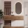 WEST Garderoben Set 140 cm mit AKUSTRA Paneelen und LED Spiegel