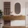 WEST Garderoben Set 160 cm mit AKUSTRA Paneelen und LED Spiegel