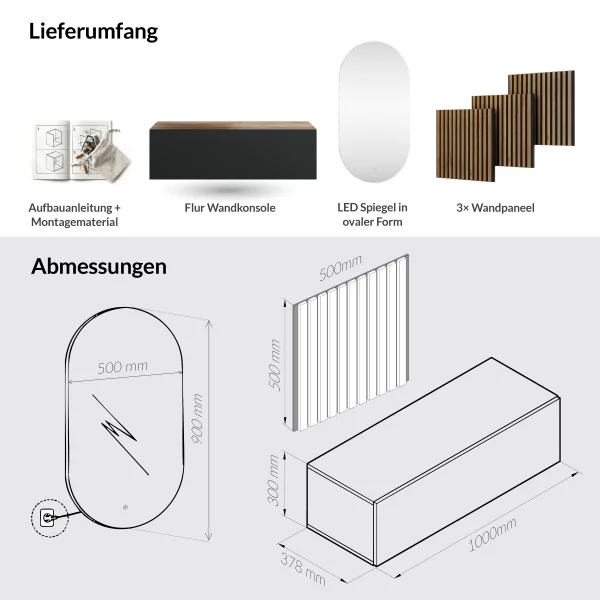 Chêne doré / Anthracite