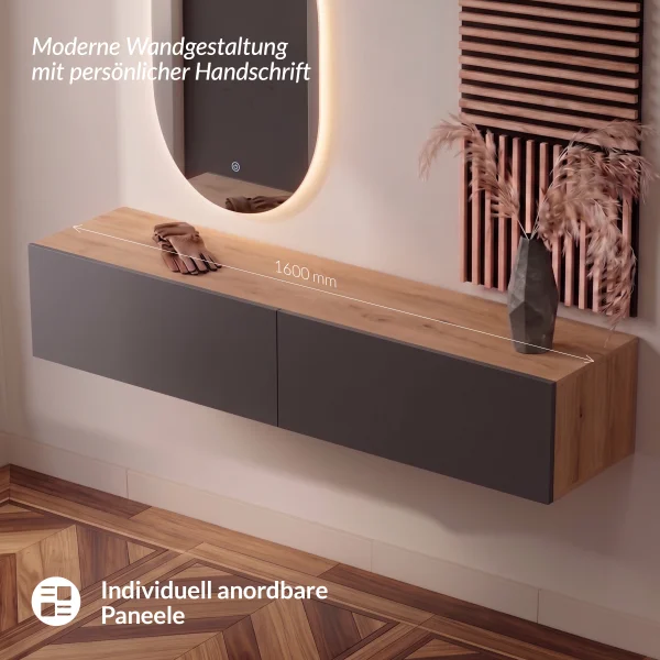 Roble dorado / Antracita