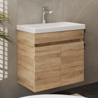 Waschtisch 60 cm mit Doppeltür - sonoma eiche