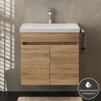 Waschtisch 60 cm mit Doppeltür - sonoma eiche
