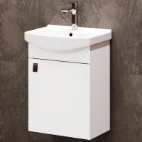 Mobile sottolavabo da 45 cm, bianco