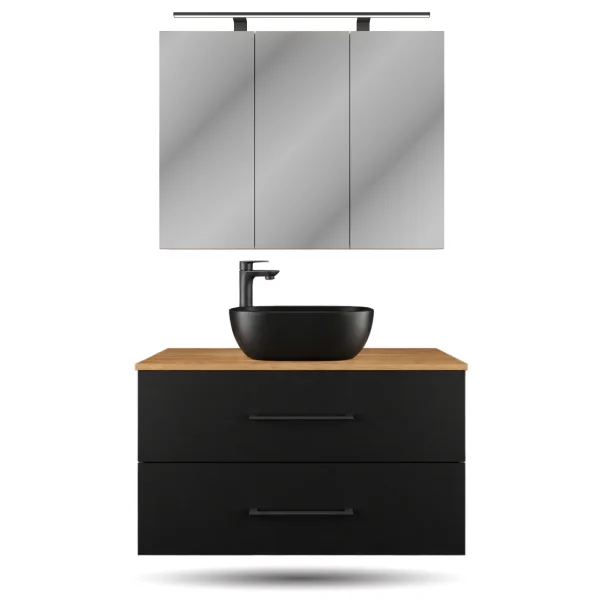 42 cm, negro