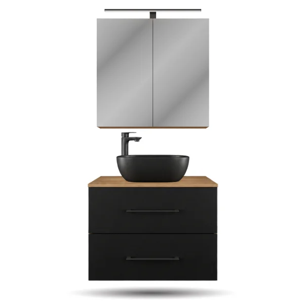 42 cm, negro
