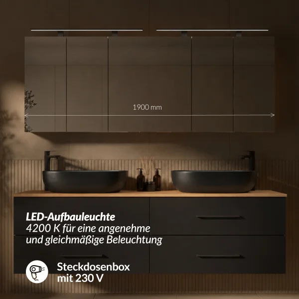 60 cm, negro