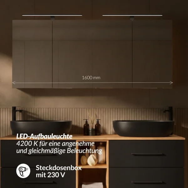 60 cm, negro