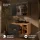 LUX Badmöbel Set 100 cm - Mit Spiegelschrank ARIA 100 cm in Anthrazit und Aufsatzwaschbecken 42 cm Schwarz